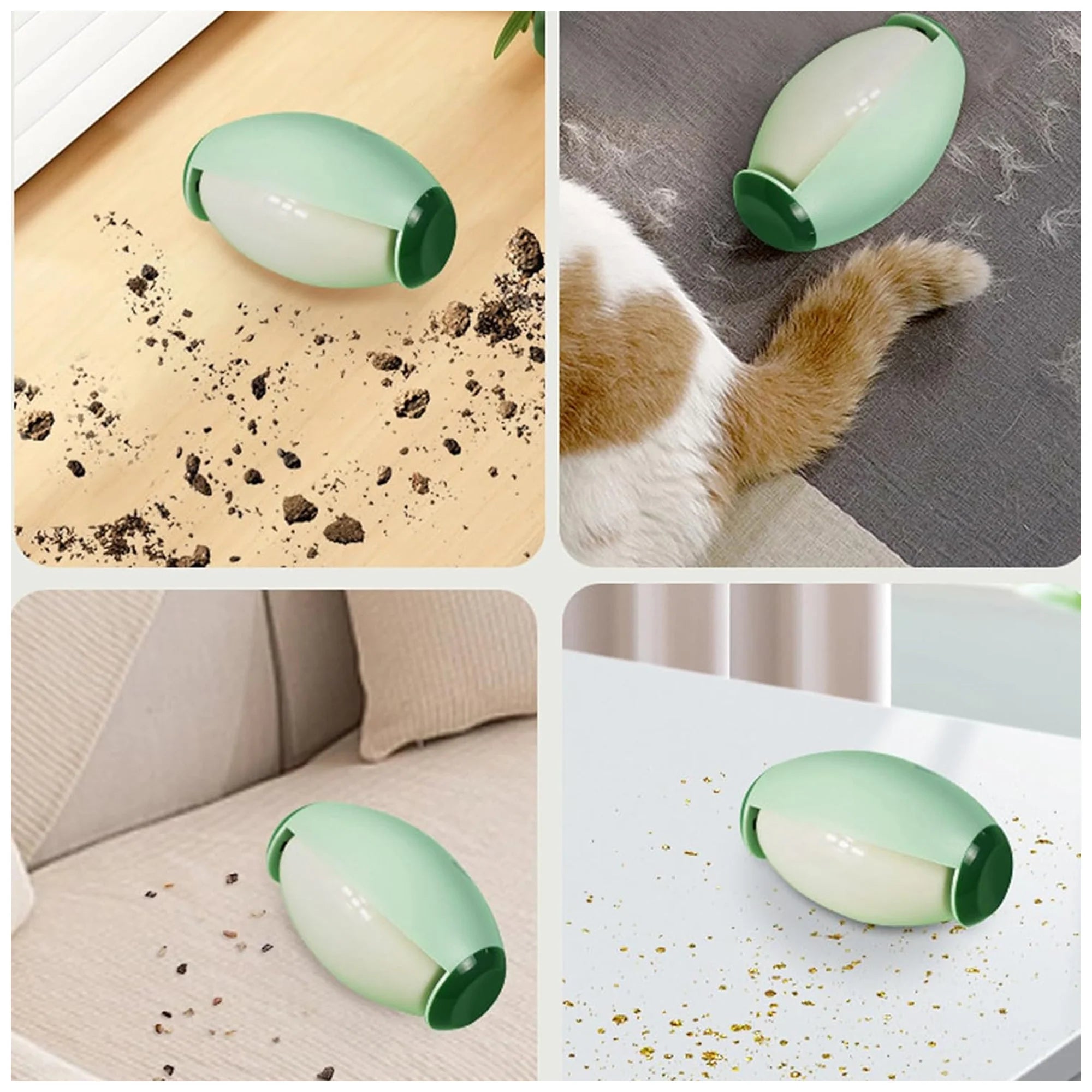 Reusable Gel Pet Hair Remover – Travel-Friendly & Easy Clean