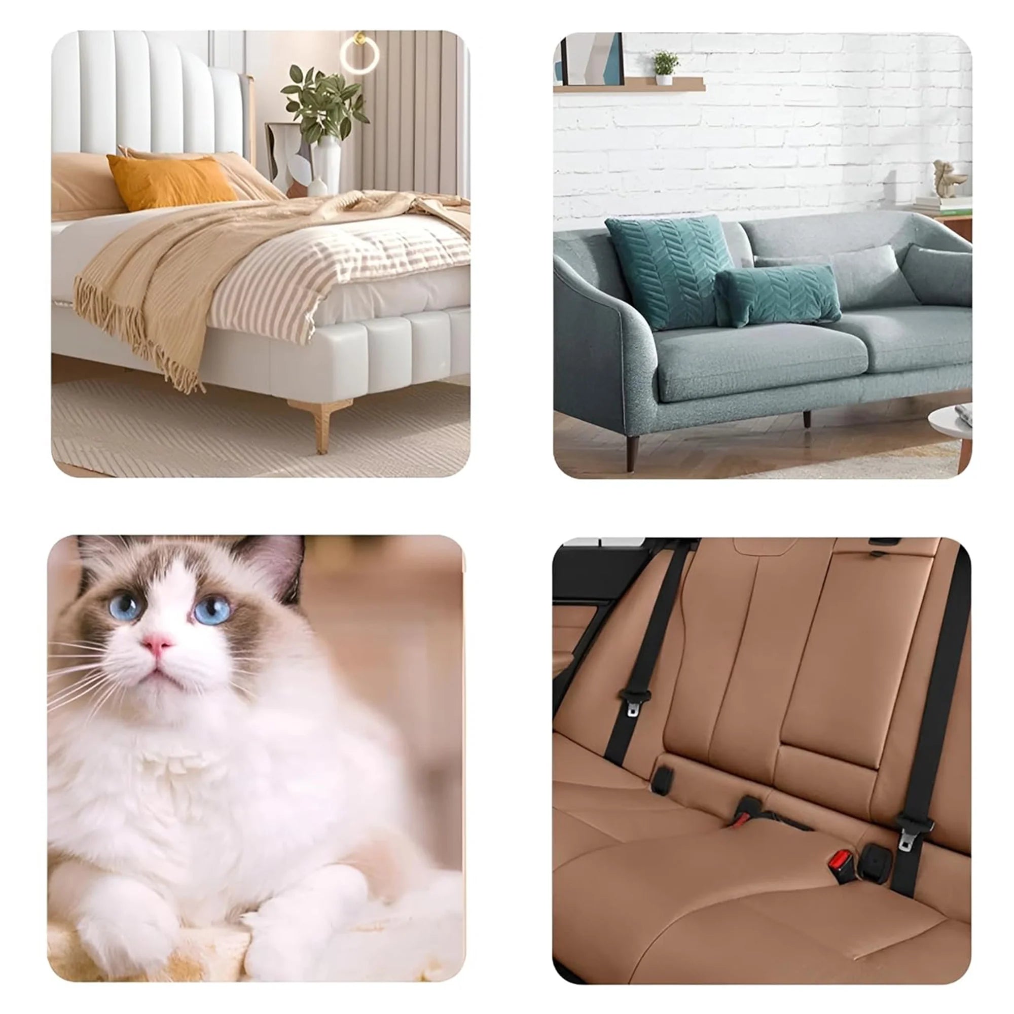 Pet Grooming Brush – 4-in-1 Hair Remover & Skin Safe Tool