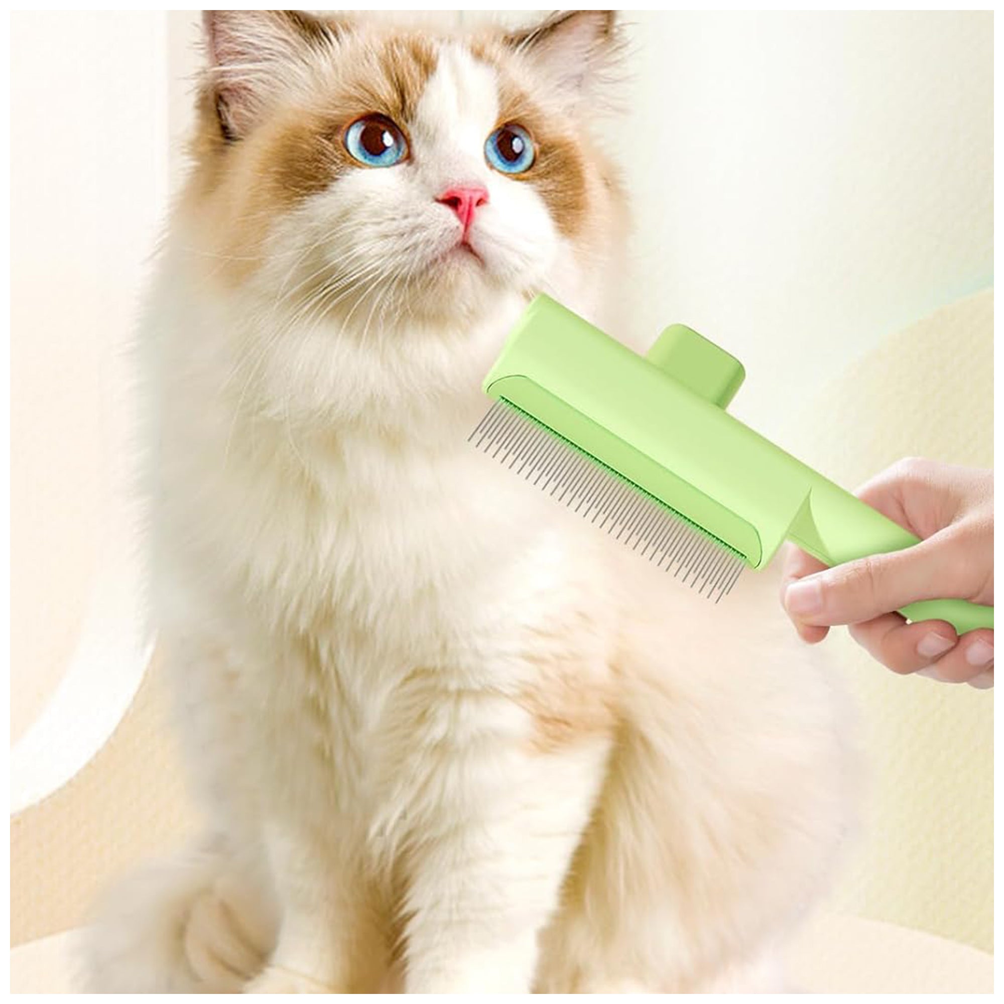 Self-Cleaning Grooming Comb – Ideal for Pets