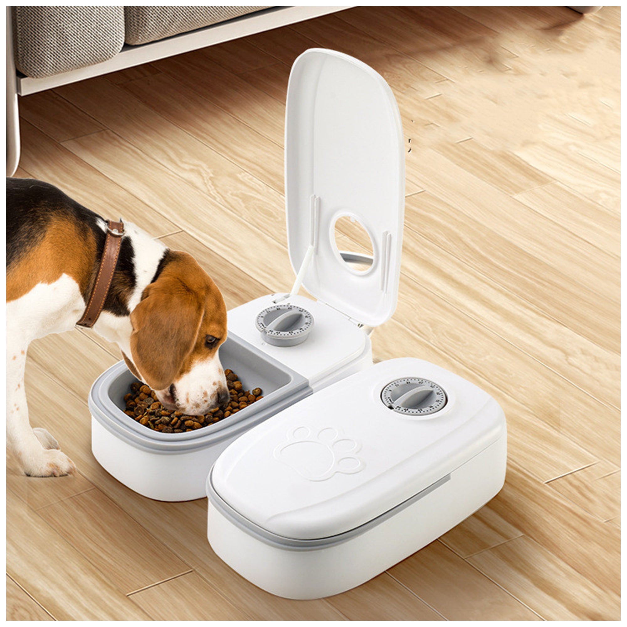 Smart Automatic Pet Feeder – Timed Feeding for Cats & Dogs