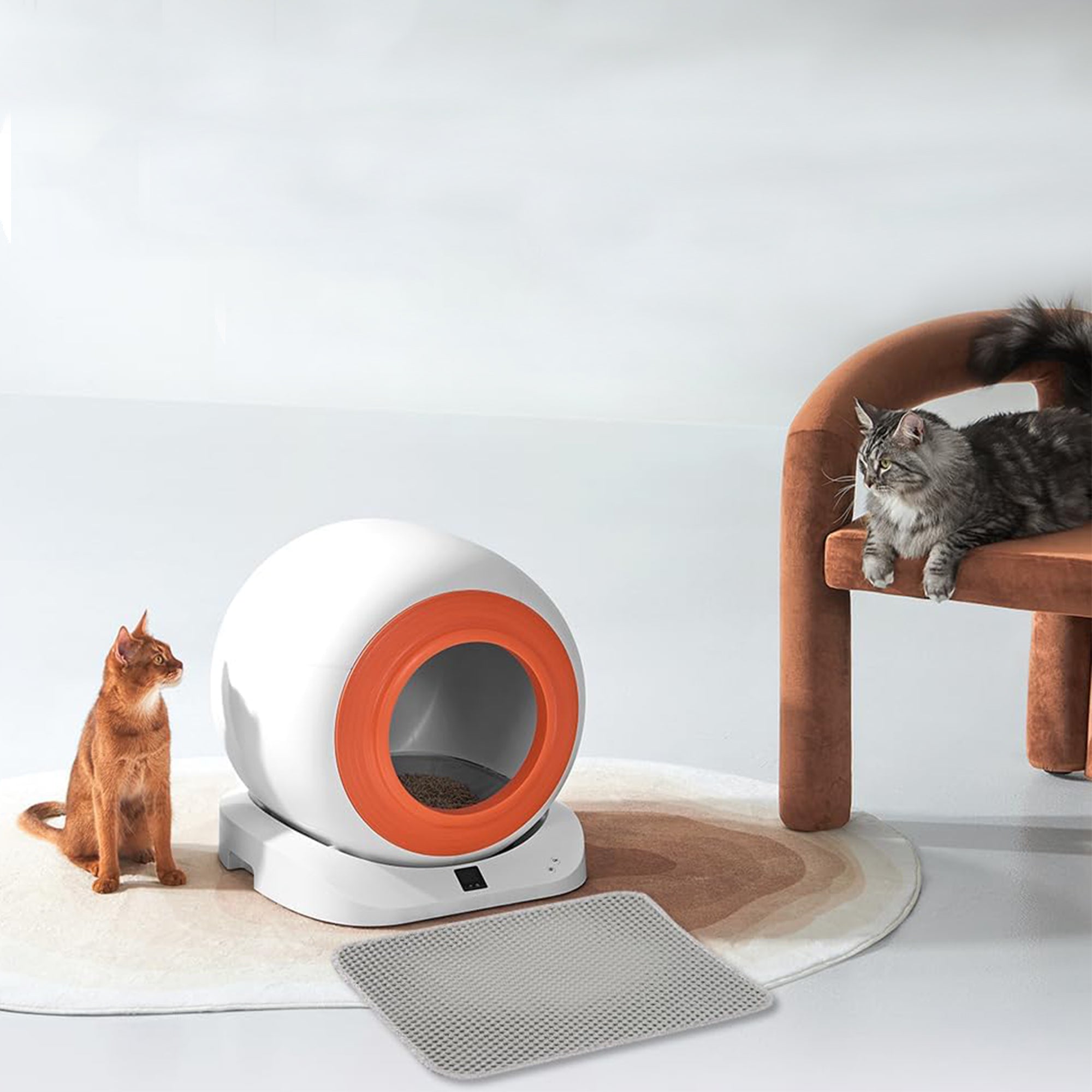 Smart Automatic Cat Litter Box – Self-Cleaning, App Controlled