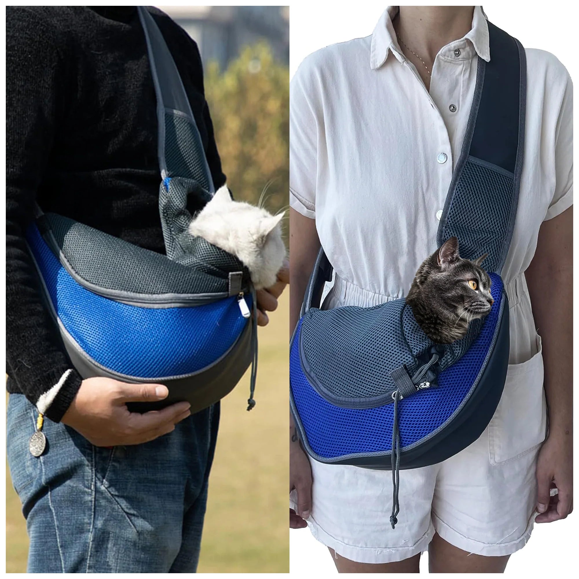 Travel-Friendly Pet Backpack – Breathable, Lightweight Mesh