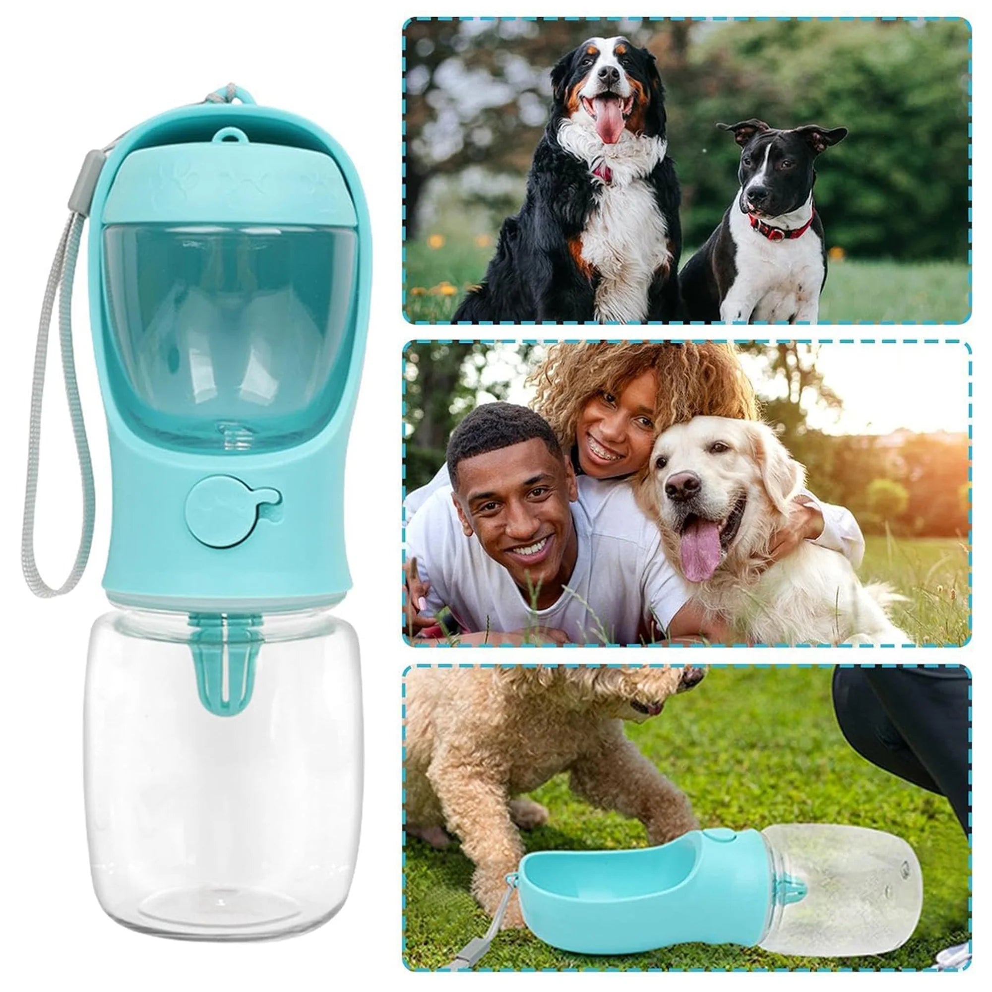 Travel Dog Water Bottle – Leak-Proof, Portable & Easy to Use