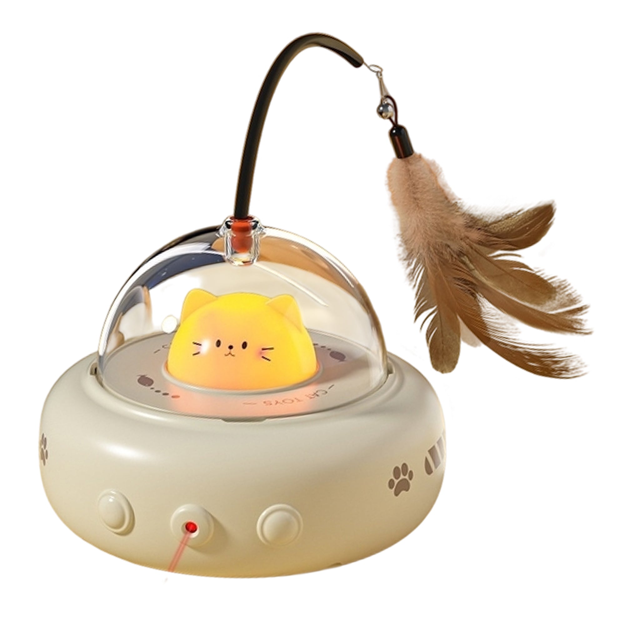 USB Rechargeable Cat Teaser – Interactive Fun for Playful Cats