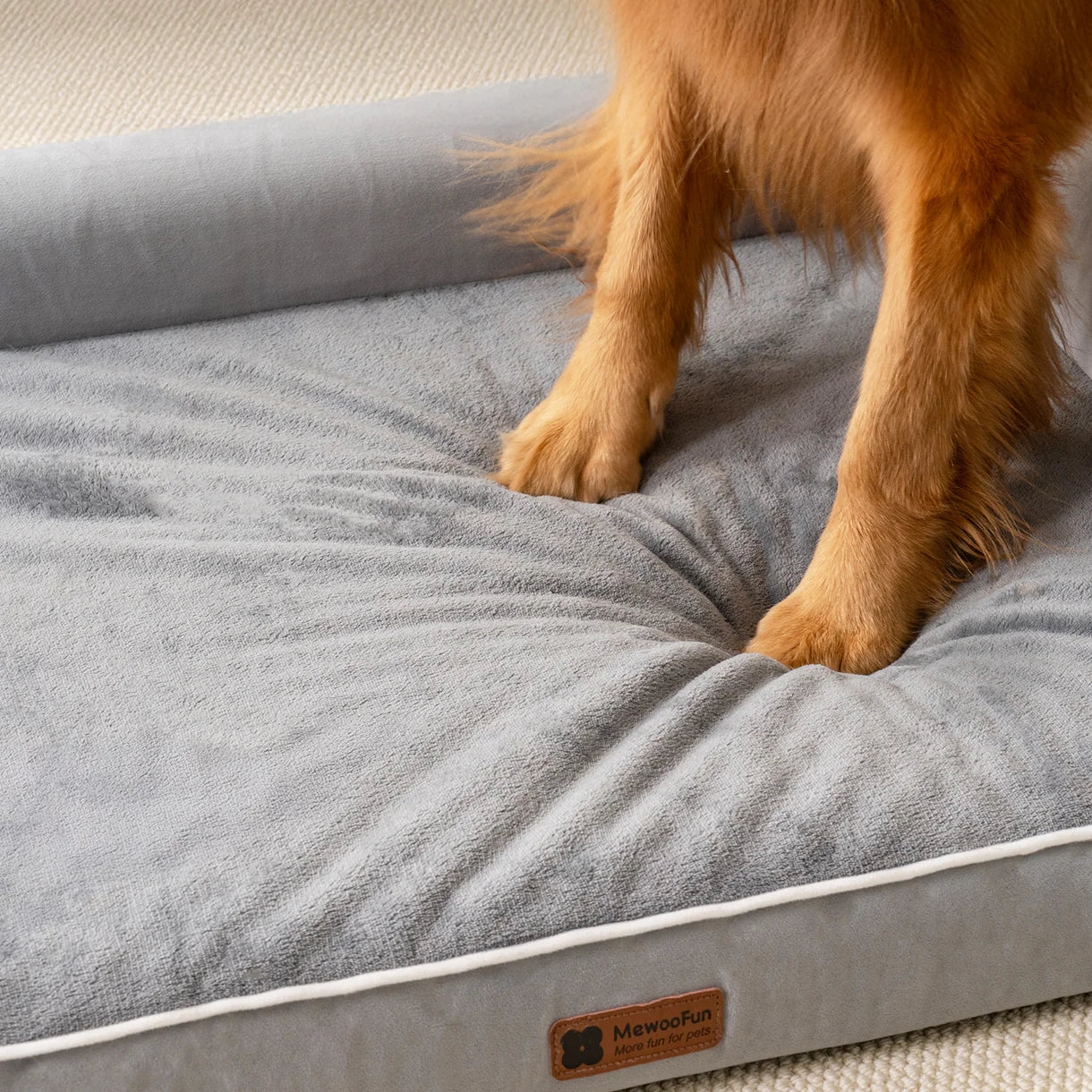 Orthopedic Dog Bed – Washable, Support for Medium Dogs
