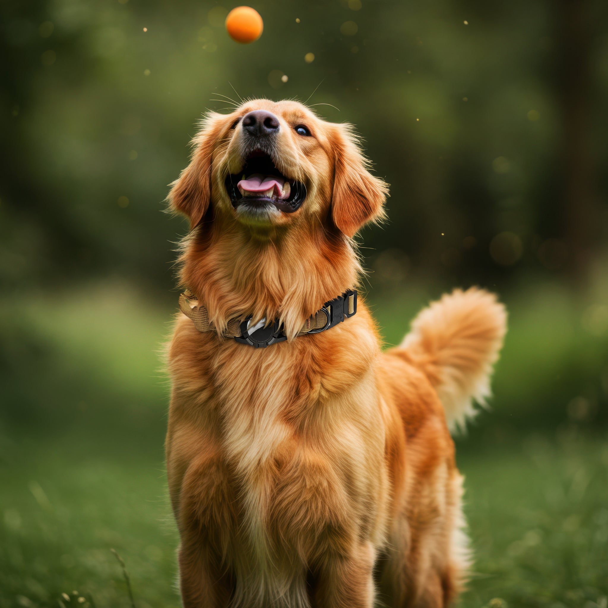 Waterproof Airtag Dog Collar – Adjustable, Durable Nylon