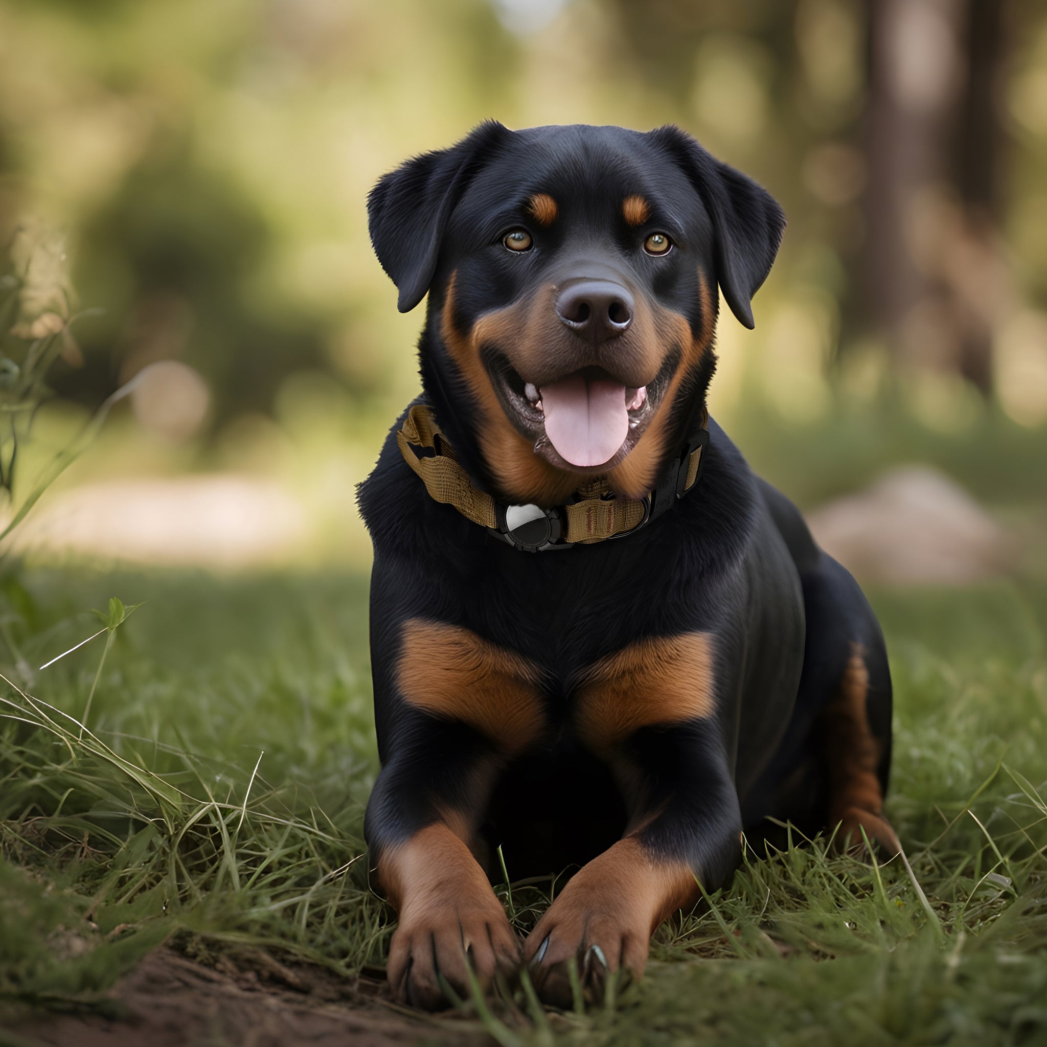 Waterproof Airtag Dog Collar – Adjustable, Durable Nylon