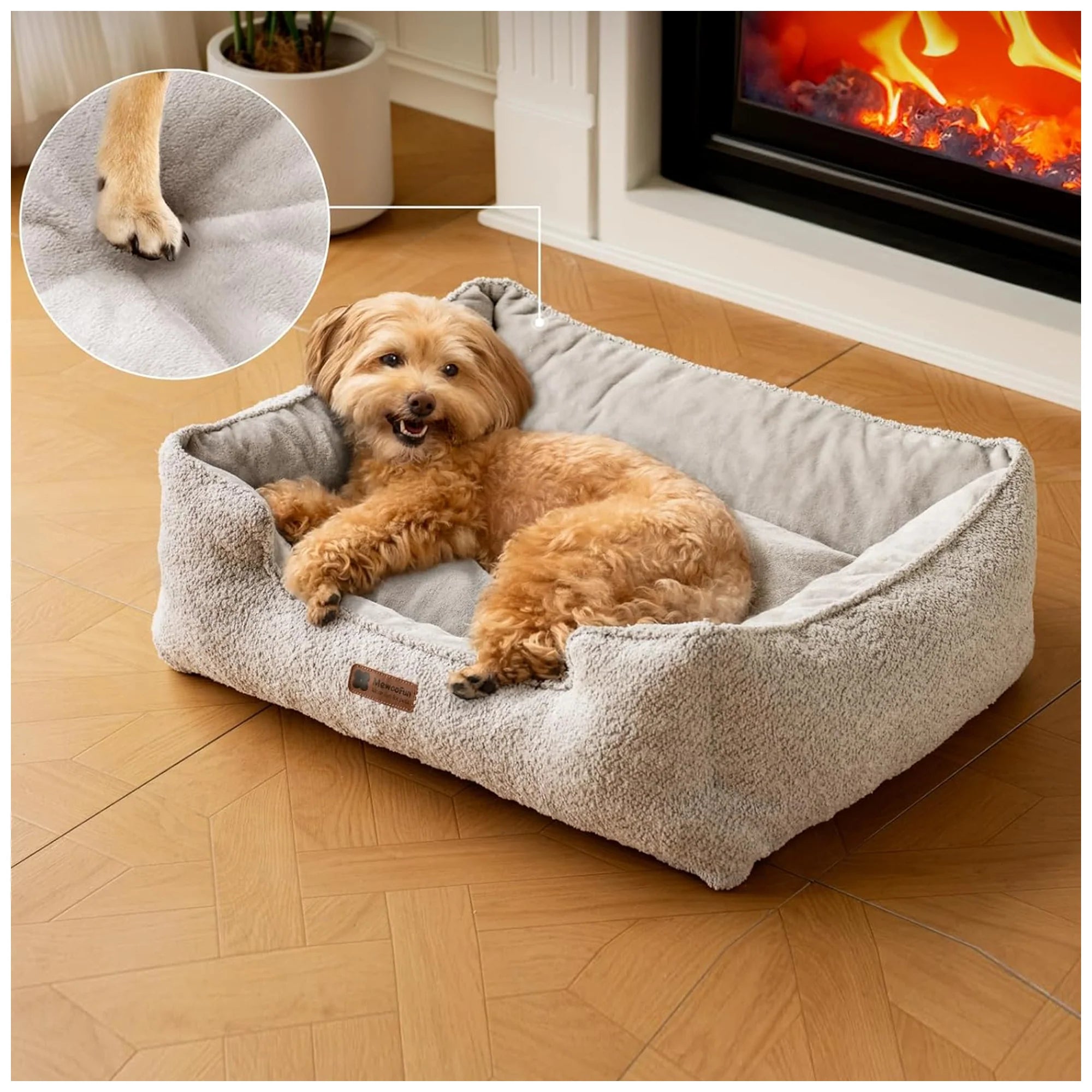 Waterproof Washable Dog Bed – Soft, Durable & Non-Slip