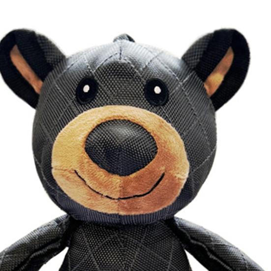 Bite Resistant Plush Bear Dog Toy – Squeaky, Durable Design