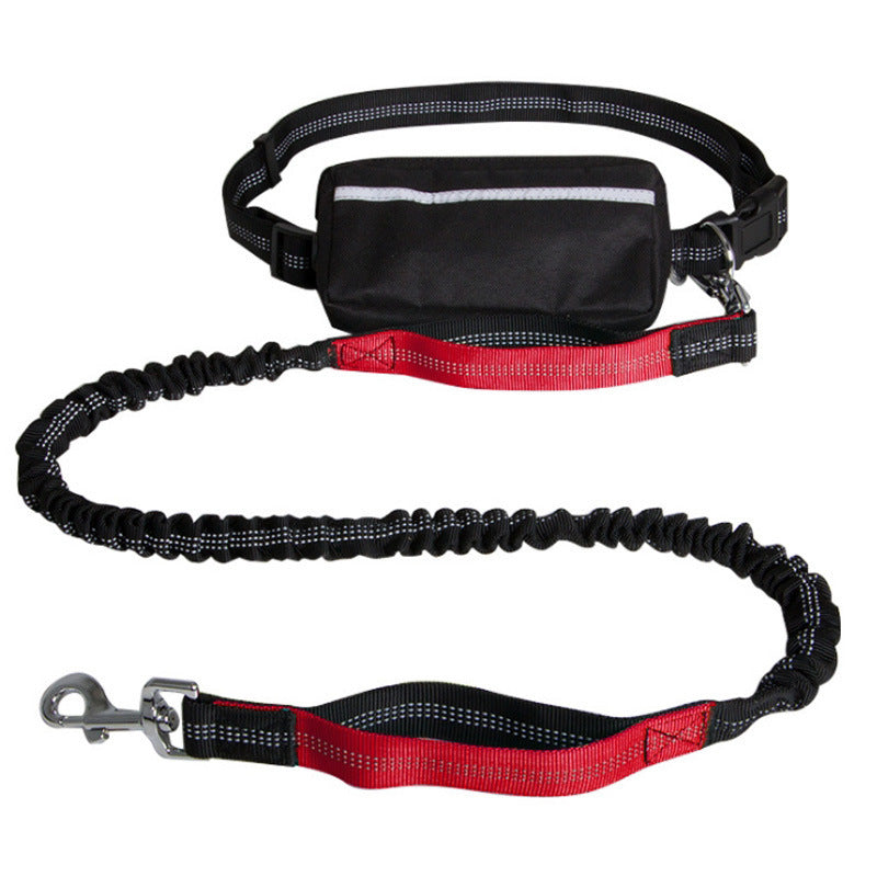 Reflective Adjustable Hands-Free Dog Leash – Nylon, Comfortable Fit