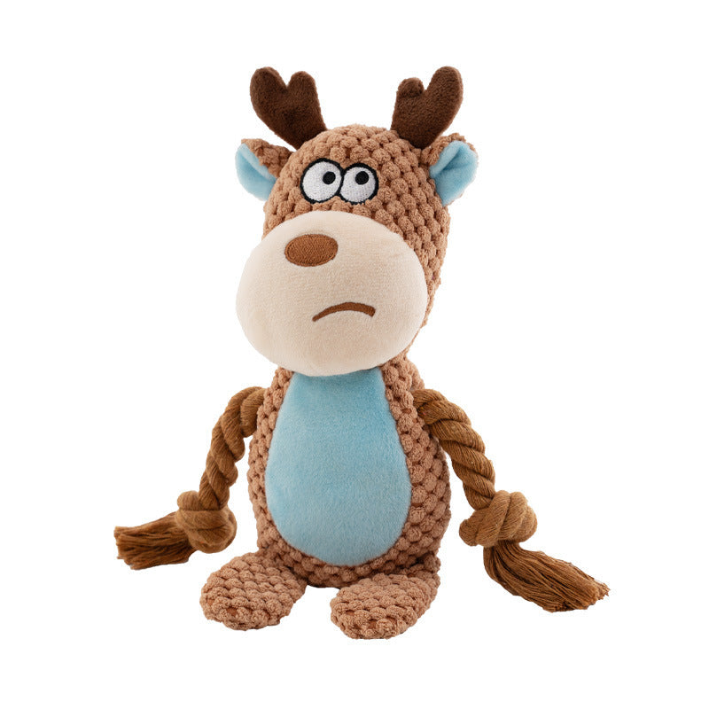 Durable Plush Squeaky Dog Toy – Engaging Fun for Pets
