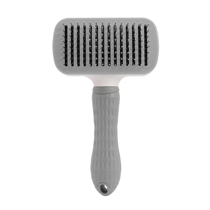 Stainless Steel Pet Comb – Effortless Fur Removal, Durable Design