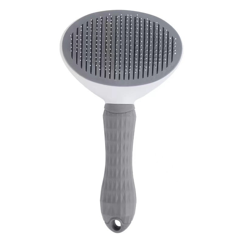 Stainless Steel Pet Comb – Effortless Fur Removal, Durable Design