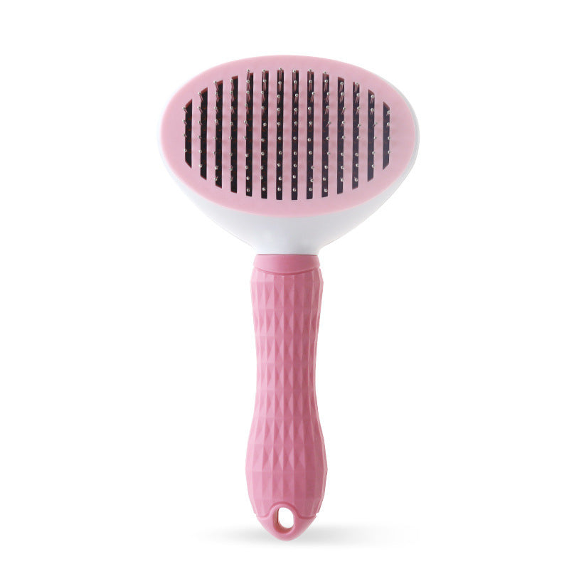 Stainless Steel Pet Comb – Effortless Fur Removal, Durable Design